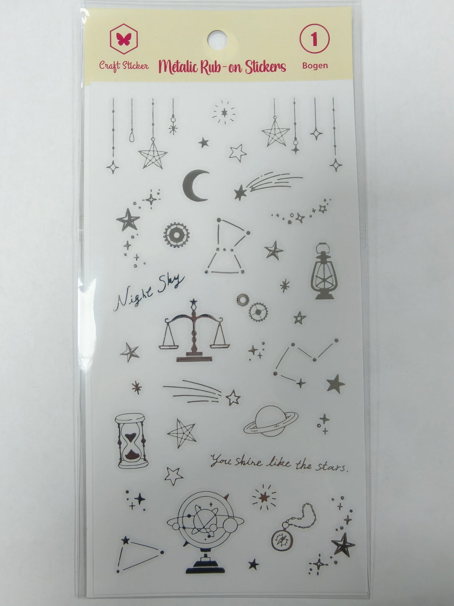 STM Metallic Transferstickers