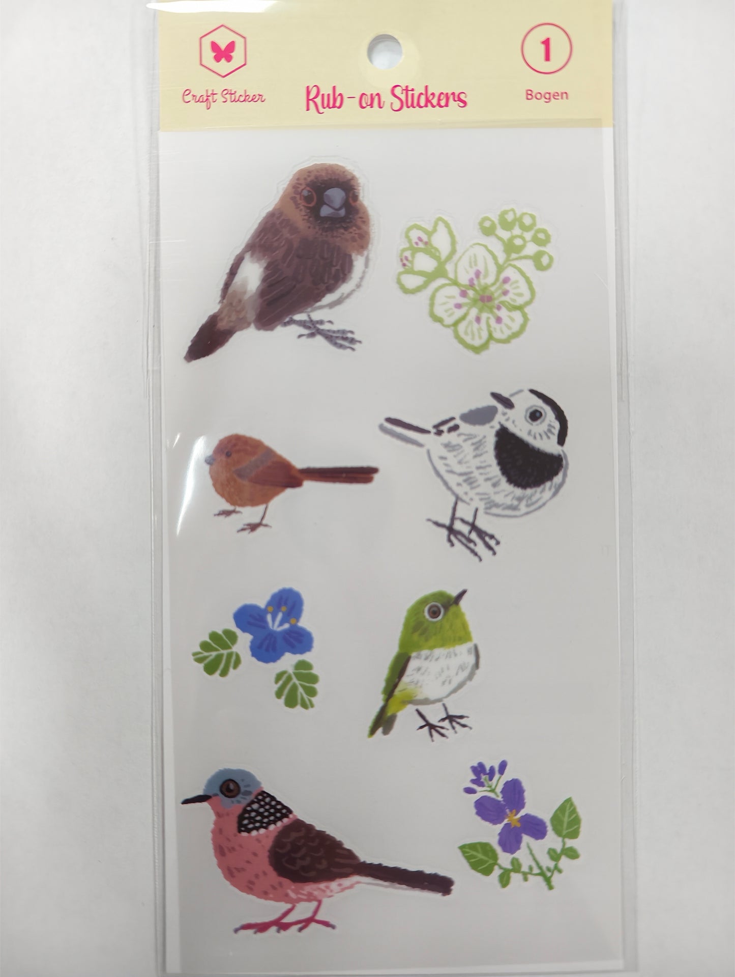 STVH-Hohe Haftkraft Transfersticker Vogel