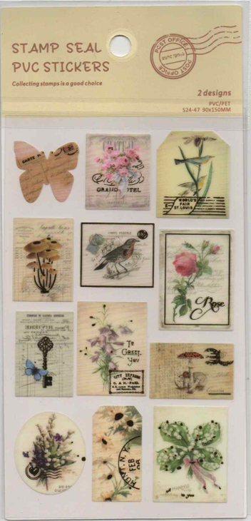 S24-48 Foil Stamp PVC Stickers