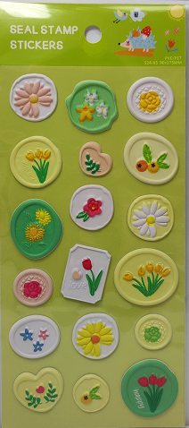 S24-66 3D Seal Stickers