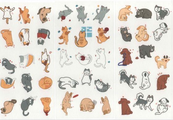 S24-07 Washi Paper Sticker(3 sheets)