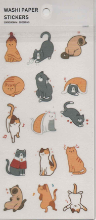 S24-07 Washi Paper Sticker(3 sheets)