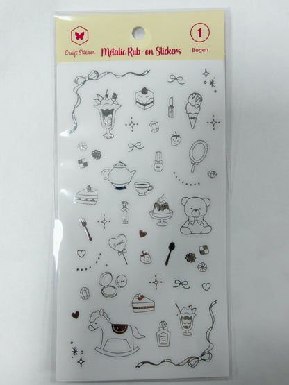 STM Metallic Transferstickers