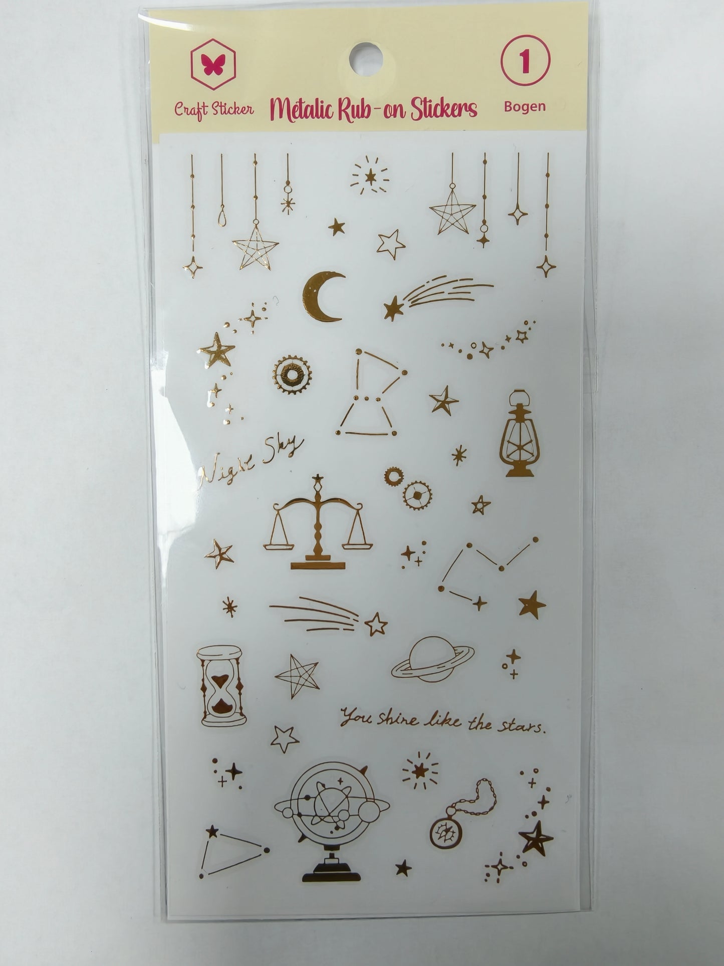 STM Metallic Transferstickers