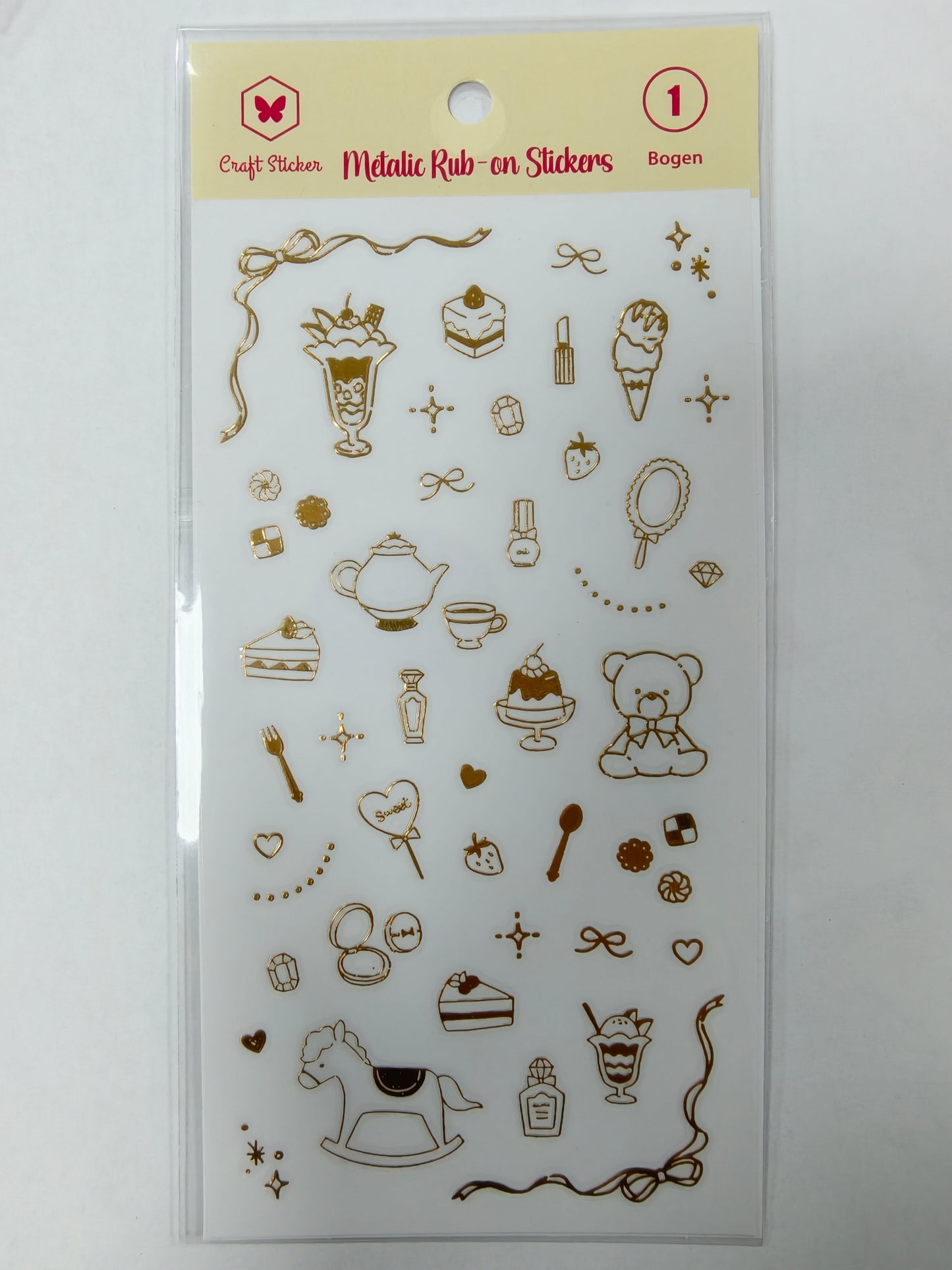 STM Metallic Transferstickers