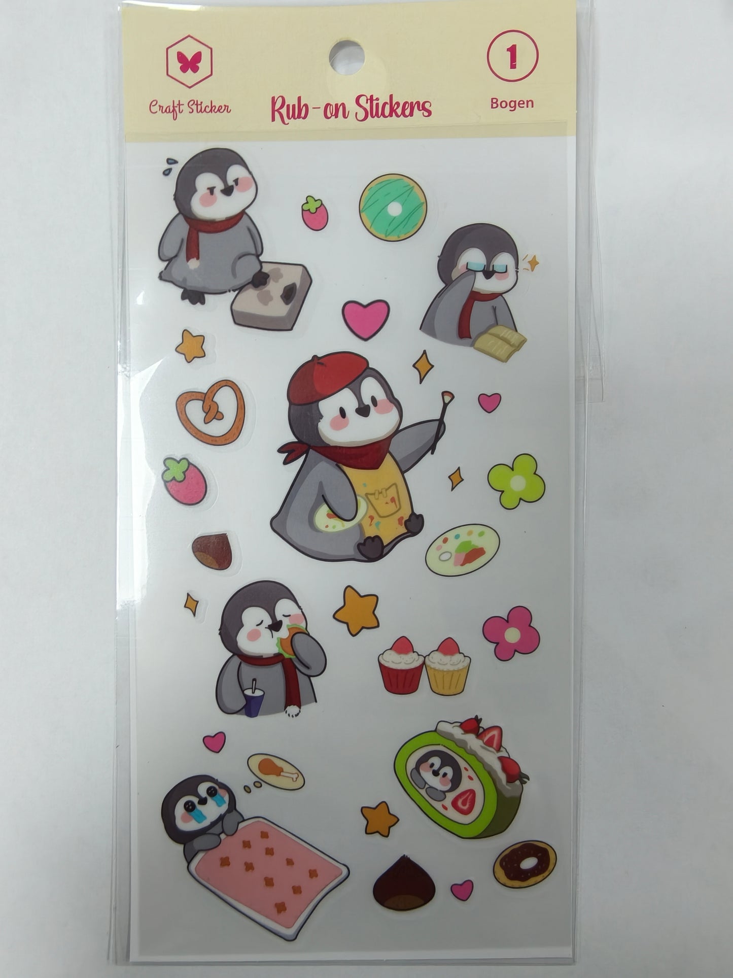STPL-Transferstickers Pinguin