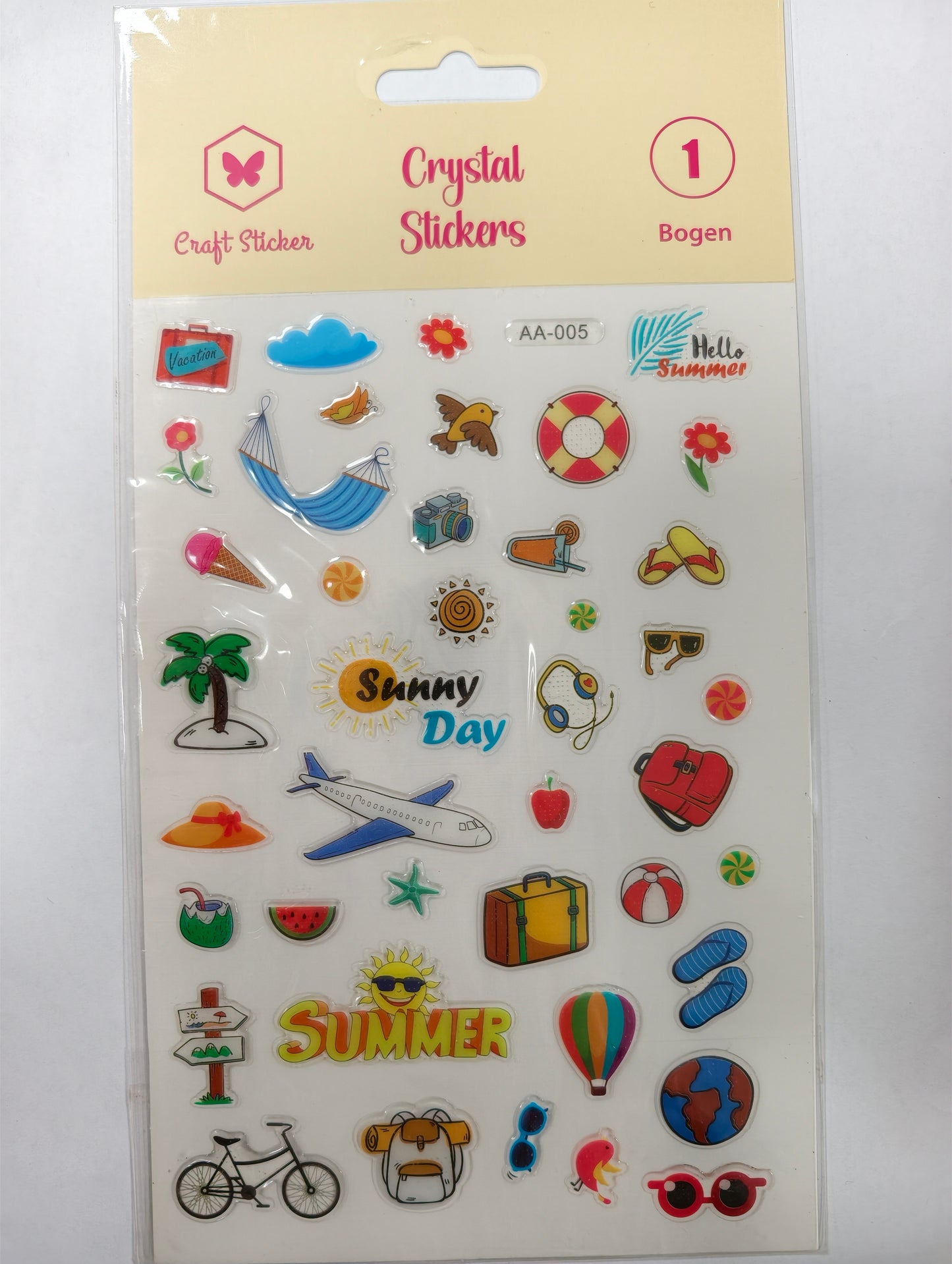 SK25 Kristall Stickers mit Wörter