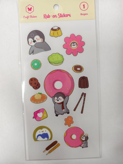 STPM-Mittle Haftkraft Transfersticker Pinguin