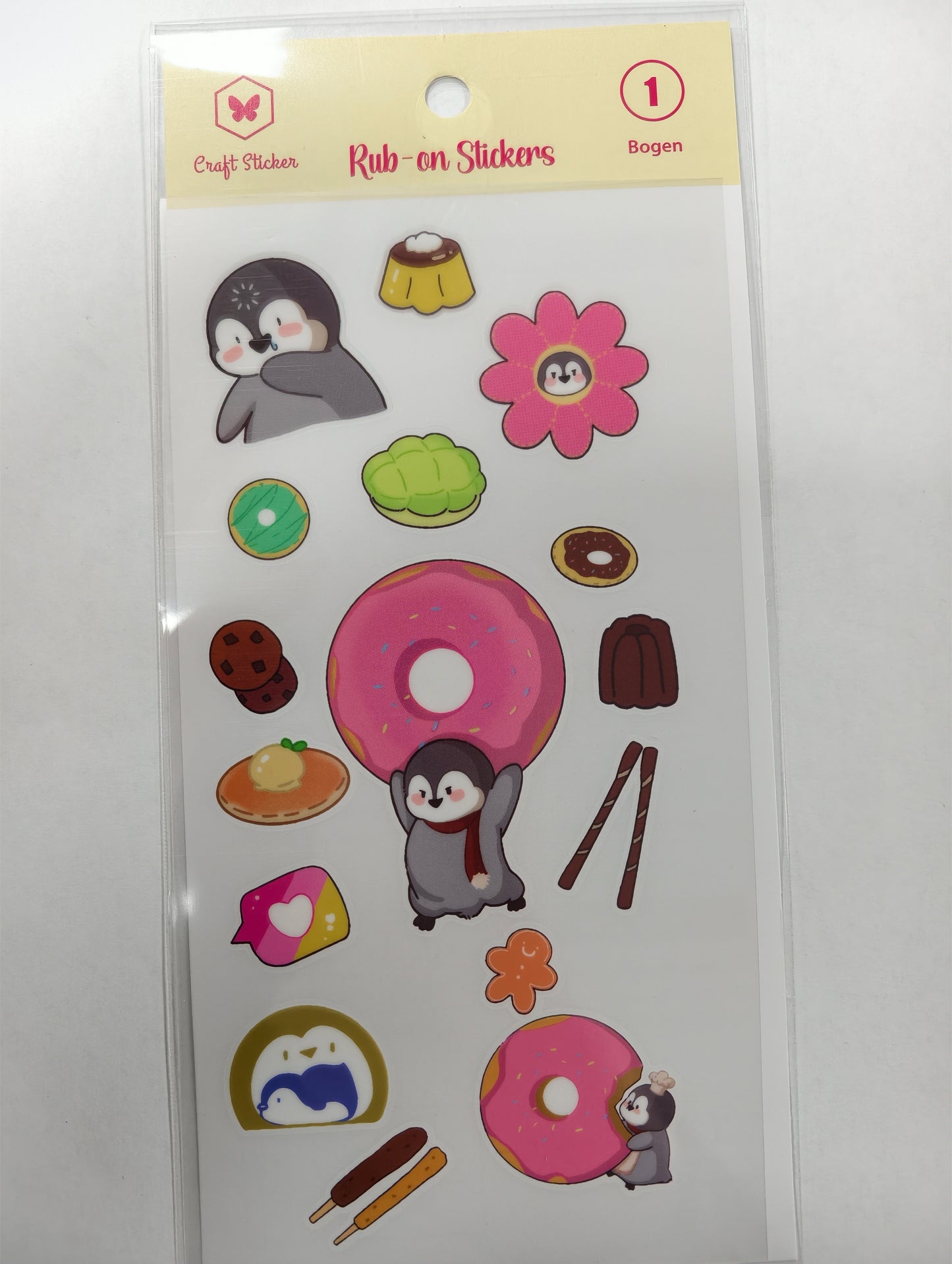 STPH- Hohe Haftkraft Transferstickers Pinguin