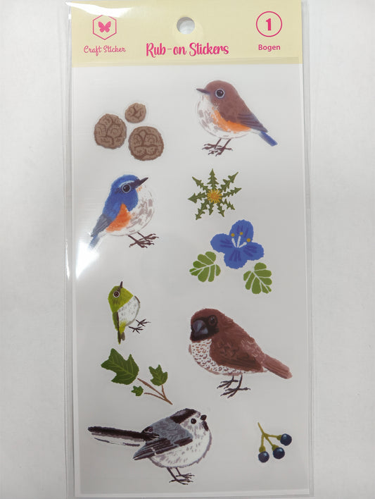 STVH-Hohe Haftkraft Transfersticker Vogel