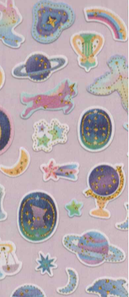 S24-25/26 Texture paper sticker with gold