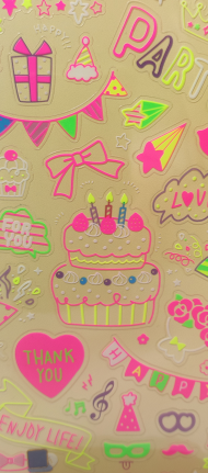 S24-39 Special Effect PVC Stickers