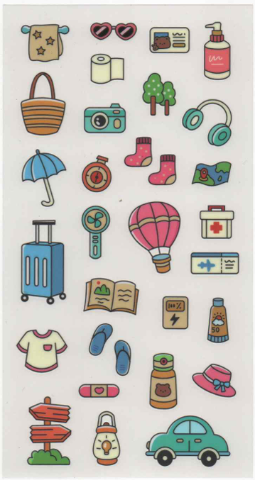 S24-77 Transferstickers Freizeit